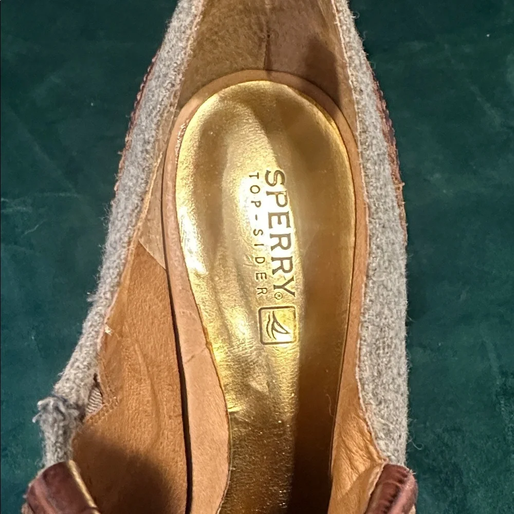 Sperry faux crocodile